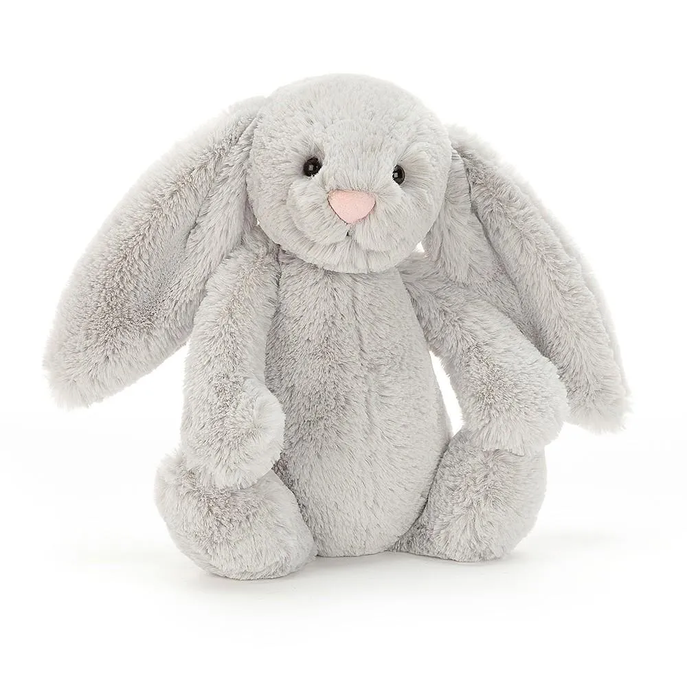 Bashful Silver Bunny Medium by Jellycat
