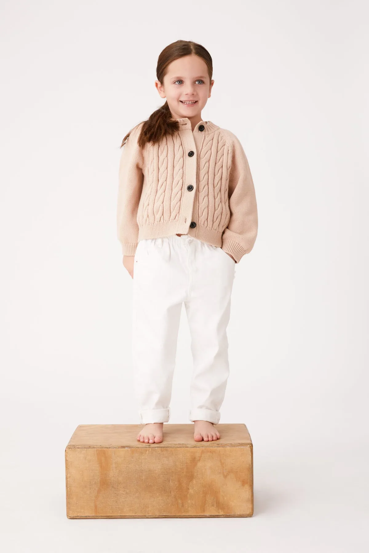 Beige Rosie Cardigan