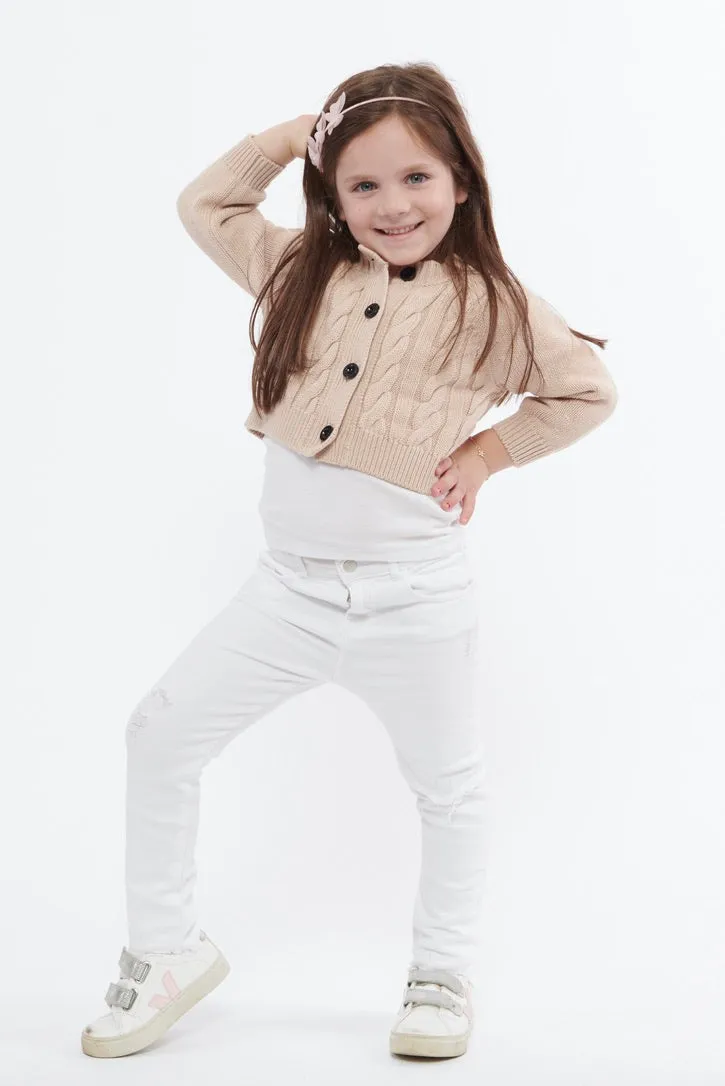 Beige Rosie Cardigan