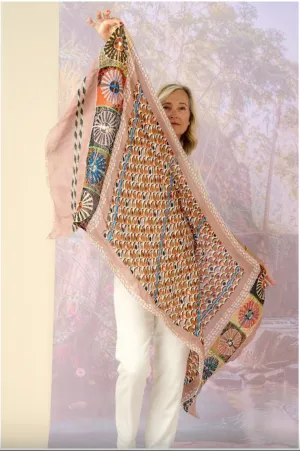 Bella Linen Scarf Beige