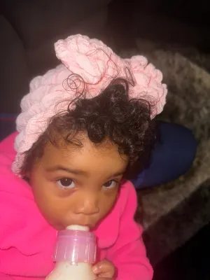 Big Puffy Bow Baby Hat