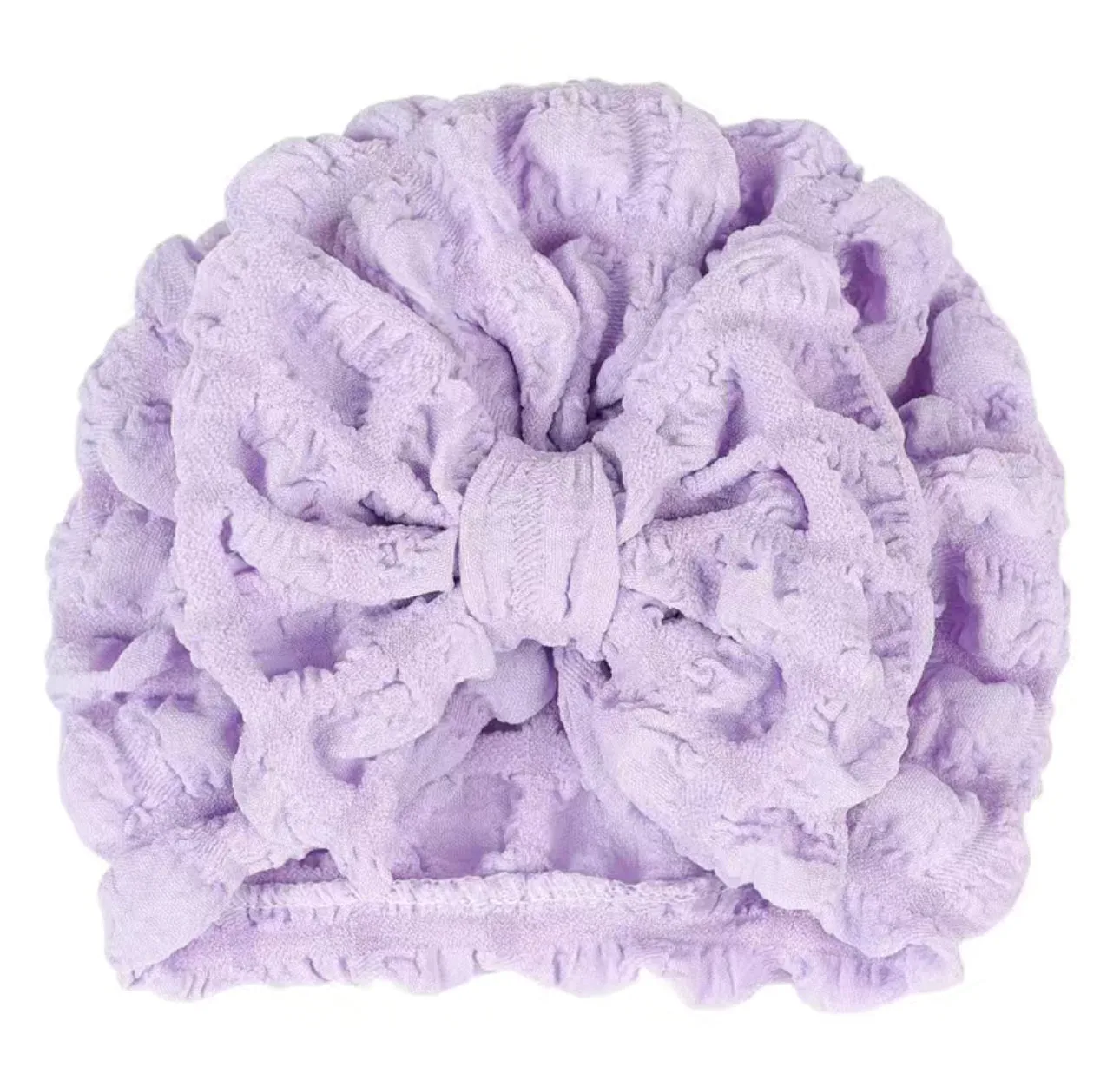 Big Puffy Bow Baby Hat