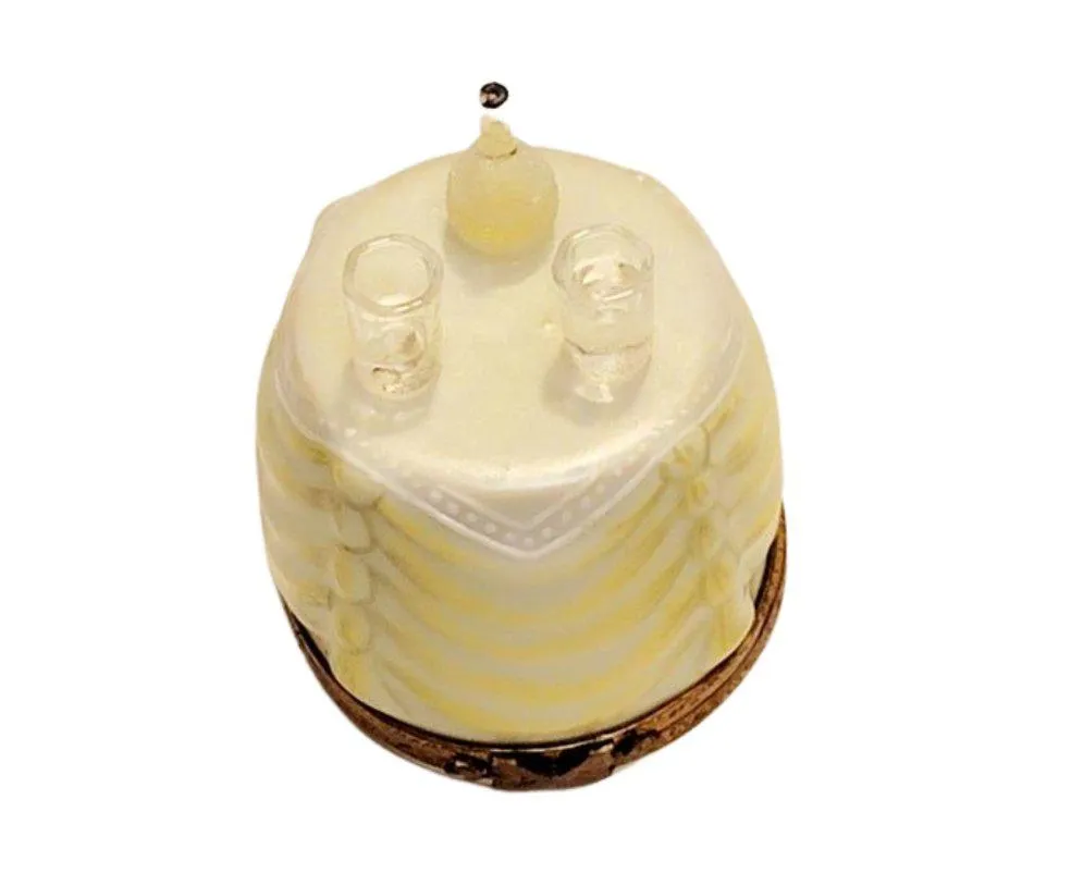 Brand Name: Golden Moments Yellow Flowers Ribbon Champagne Wedding Table
