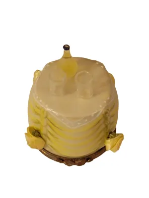 Brand Name: Golden Moments Yellow Flowers Ribbon Champagne Wedding Table