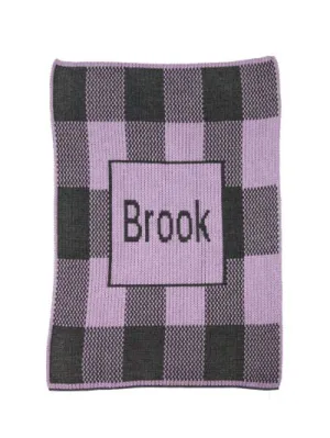 BUFFALO CHECK & NAME STROLLER BLANKET