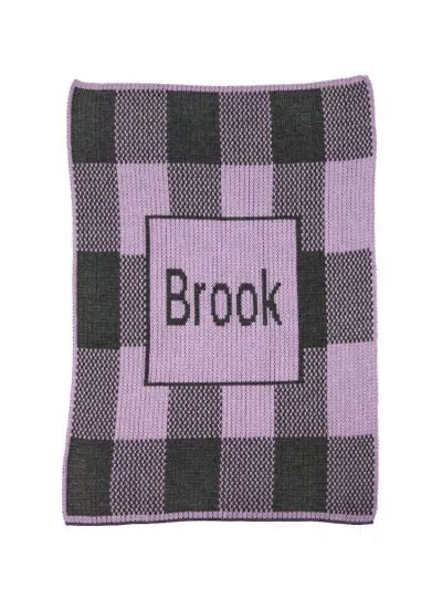 BUFFALO CHECK & NAME STROLLER BLANKET