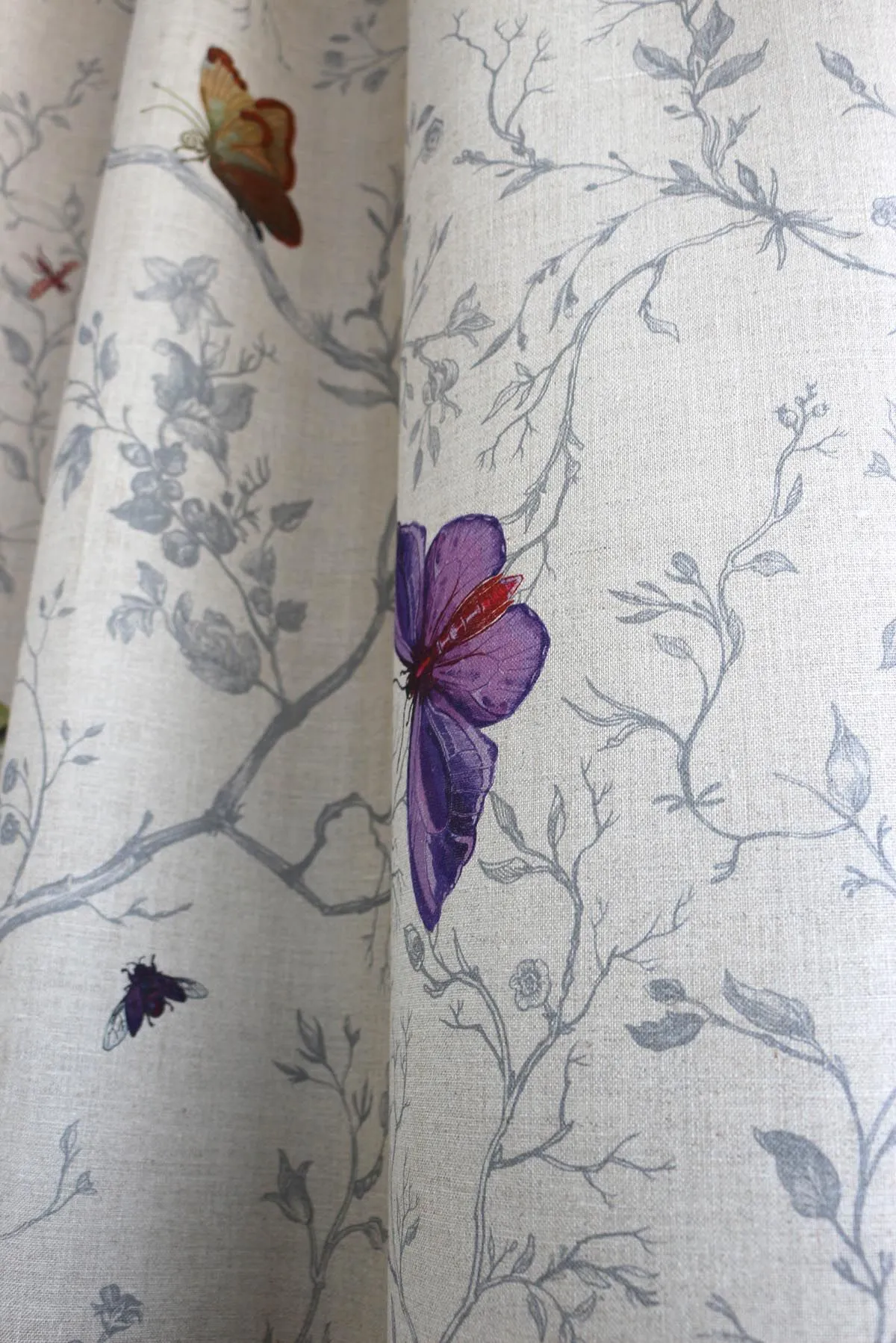 butterflies fabric