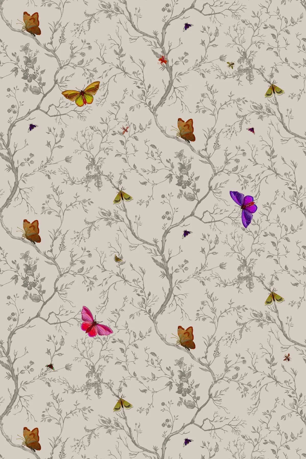 butterflies fabric