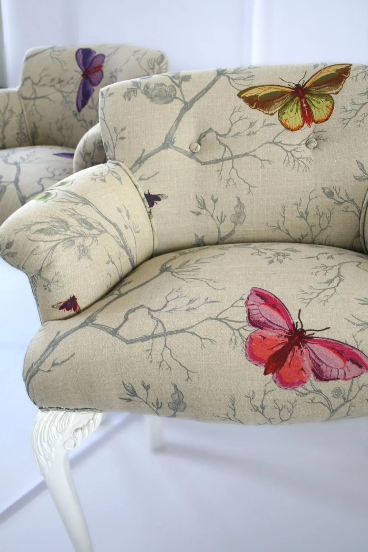 butterflies fabric
