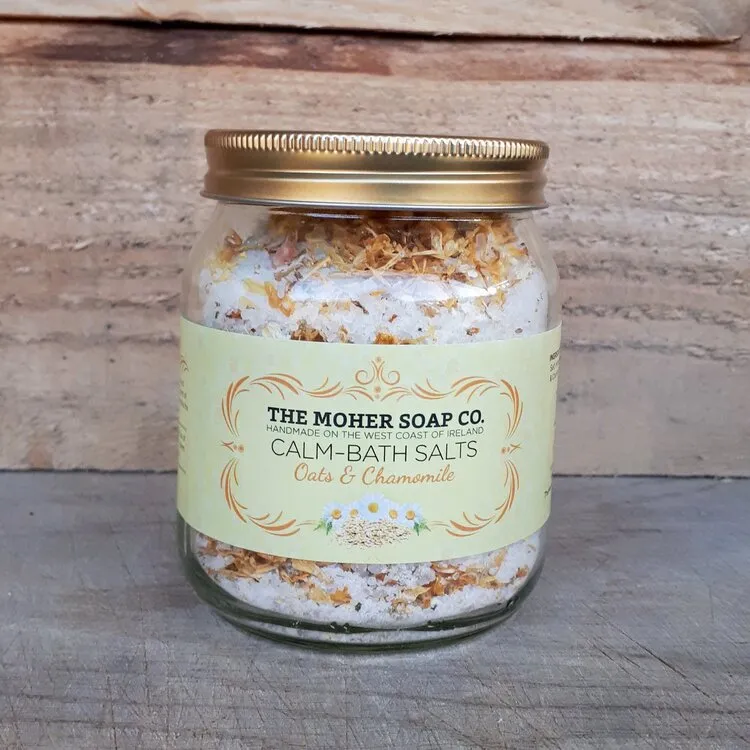 Calm Irish Bath Salt - Oats and Chamomile 320g