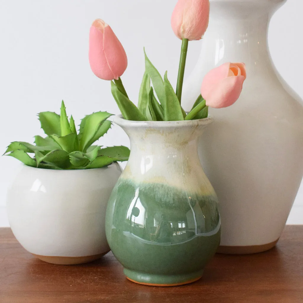 Carnation Vase Matcha Leaf
