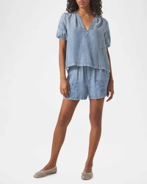 Cayden Indigo Blouse by Splendid | Indigo