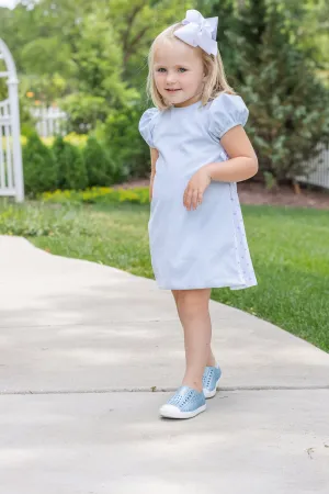 Cece Dress | Light Blue with Bows
