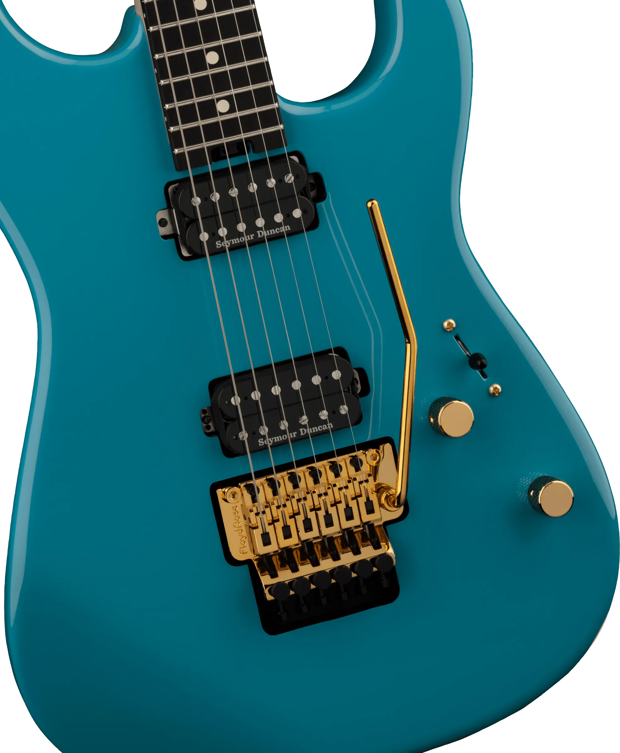 Charvel  Pro-Mod San Dimas® Style 1 HH FR E, Ebony Fingerboard, Miami Blue