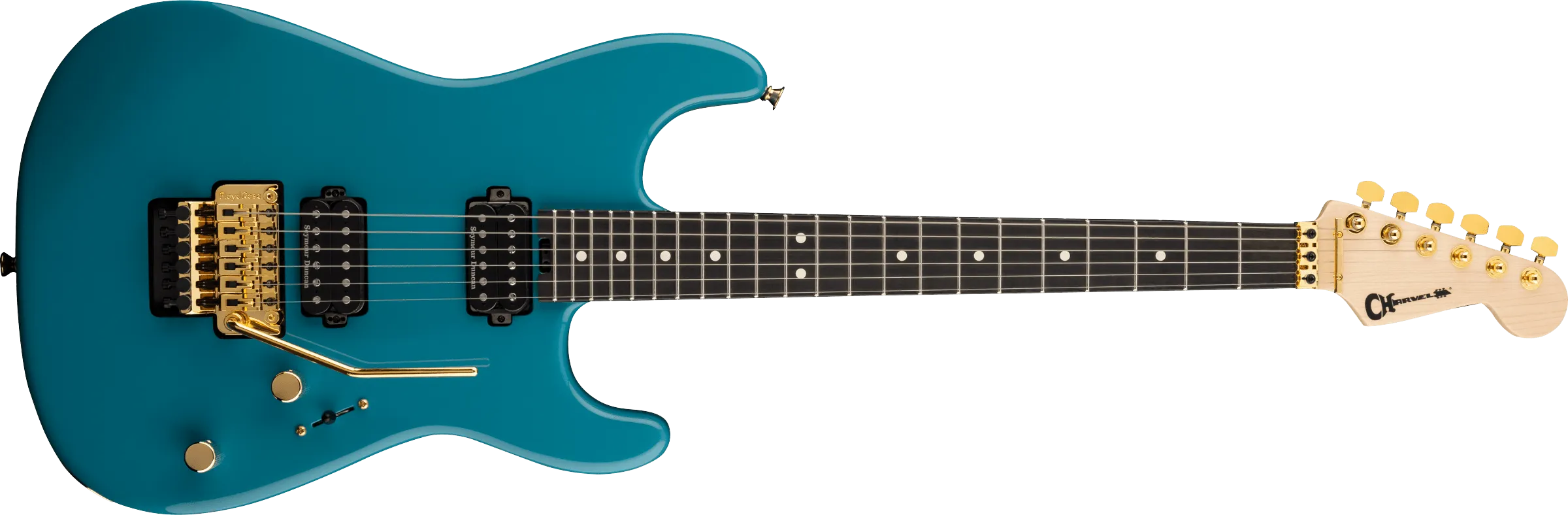 Charvel  Pro-Mod San Dimas® Style 1 HH FR E, Ebony Fingerboard, Miami Blue
