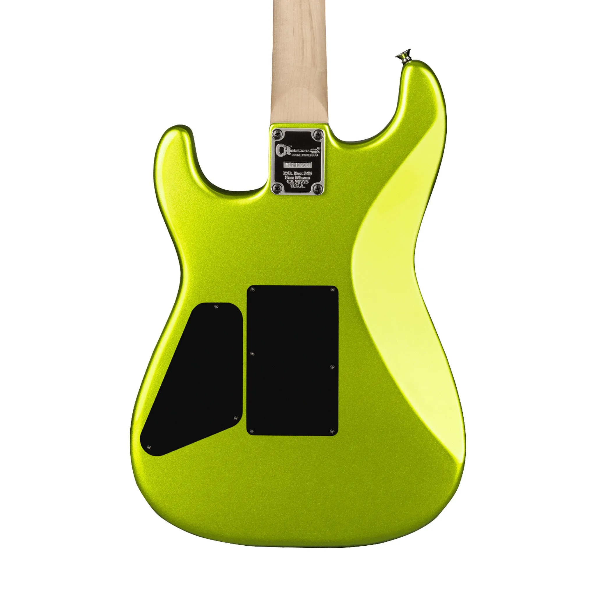 Charvel Pro-Mod San Dimas Style 1 HH FR EBY Electric Guitar, Lime Green Metallic