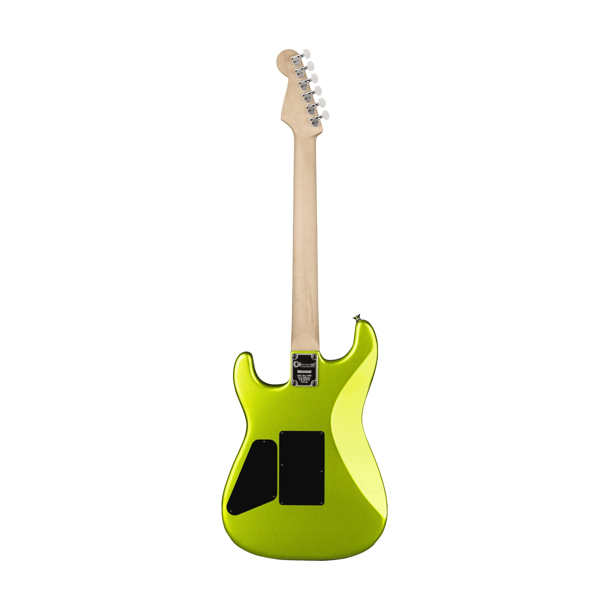 Charvel Pro-Mod San Dimas Style 1 HH FR EBY Electric Guitar, Lime Green Metallic