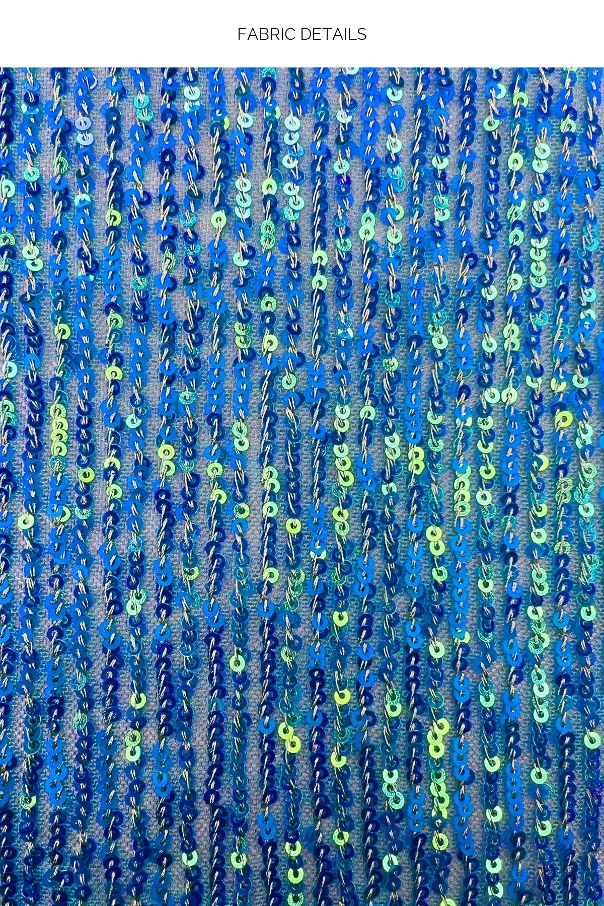 CHASING STARS - Sequins One Piece • Sky Blue
