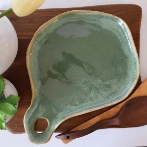 Cheese Plate Matcha Leaf