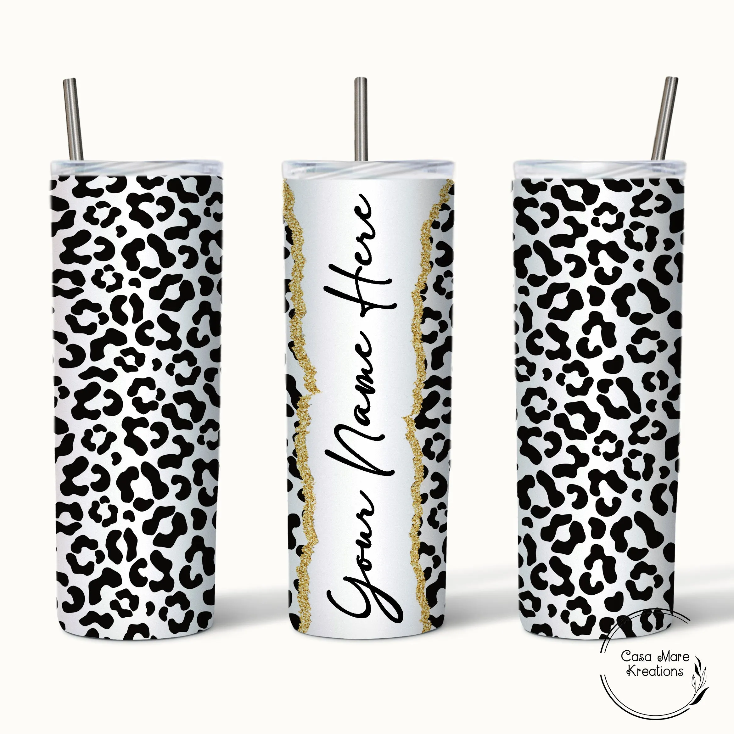 Cheetah 20 oz. Skinny Tumbler