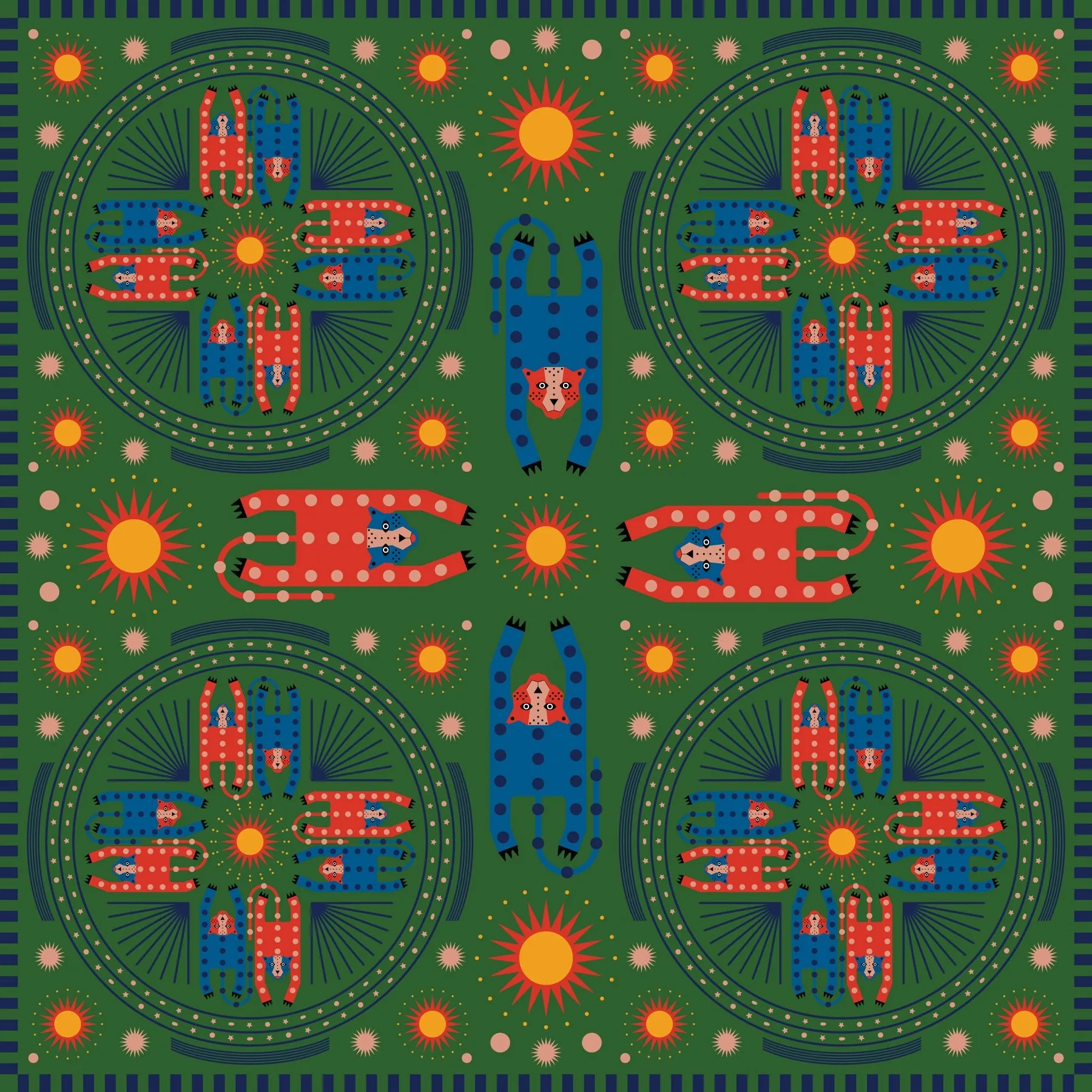 Cheetah Silk Scarf