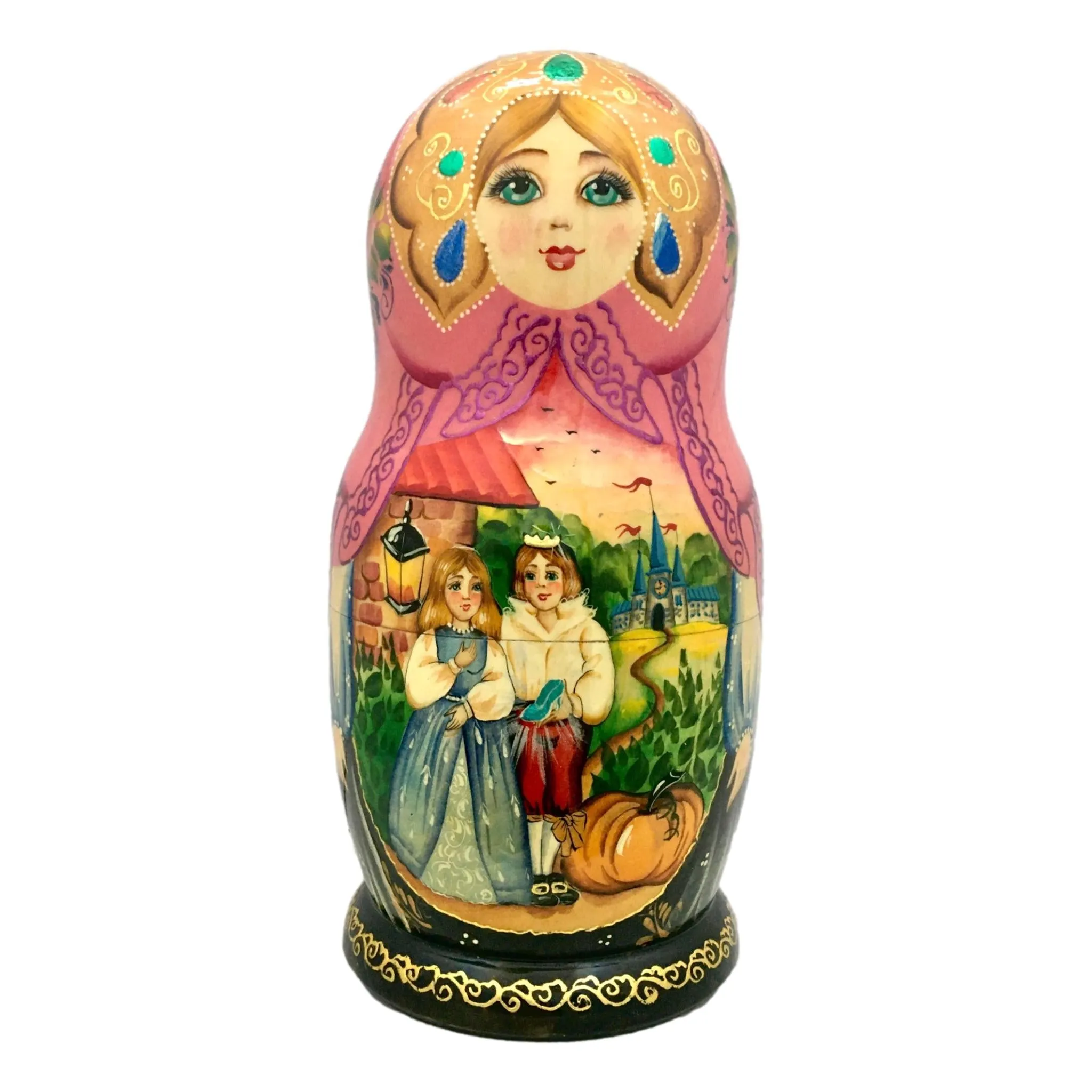 Cinderella 10 Piece Nesting Dolls Russian Fairytale Storyteller for Kids