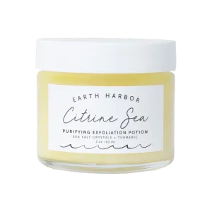 CITRINE SEA - Citrine Gemstone & Turmeric Oil Exfoliator