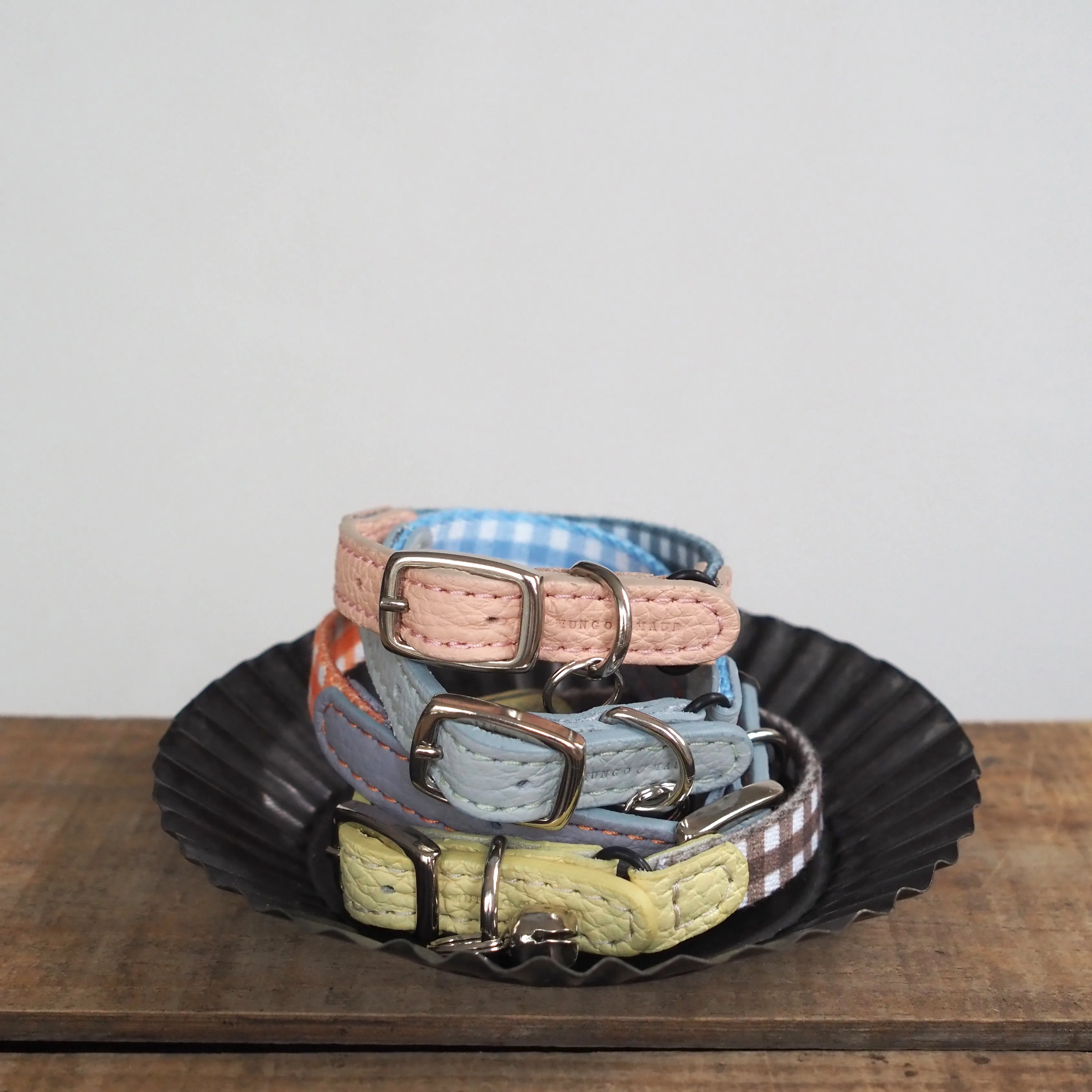 Clara Check Cat Collar