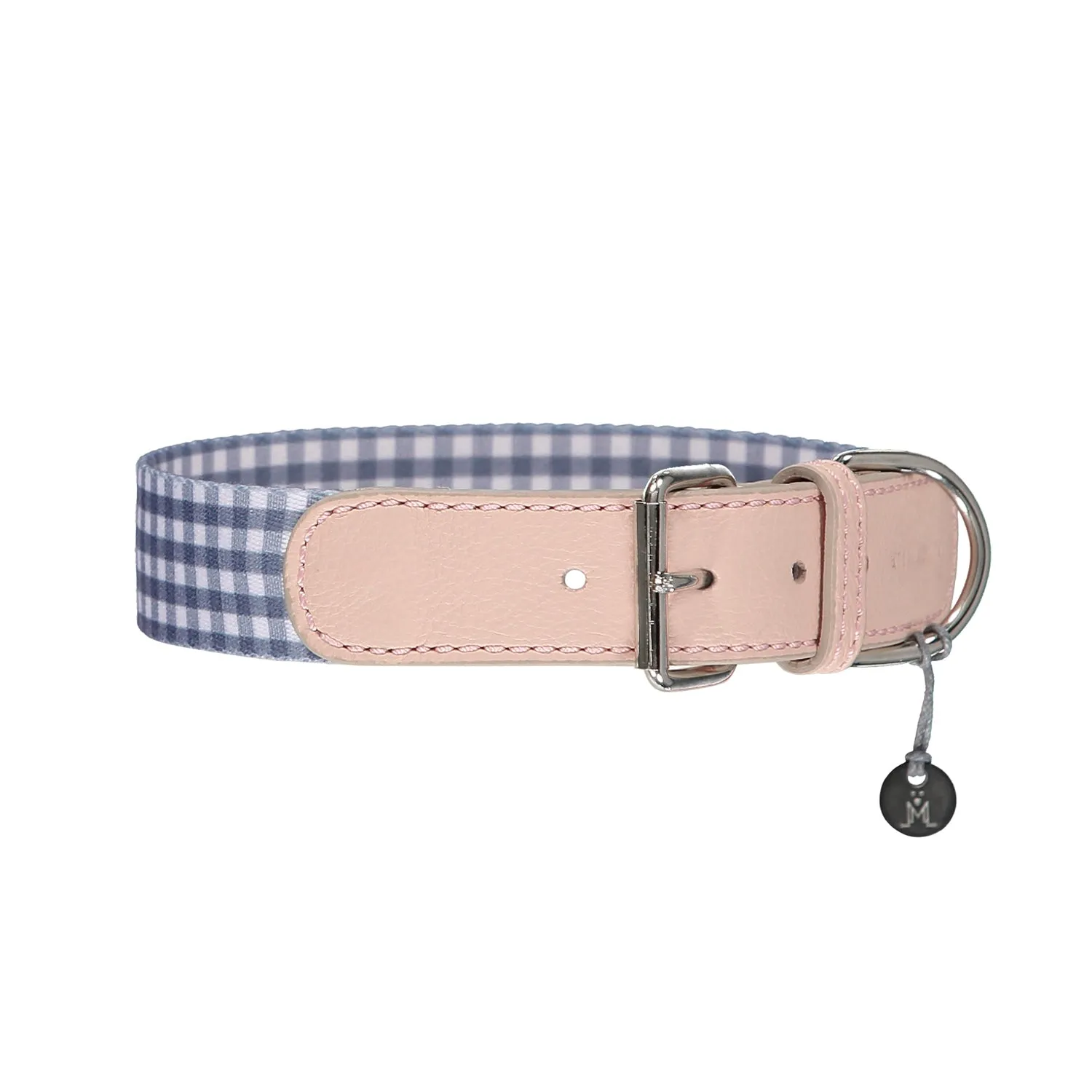 Clara Check Dog Collar