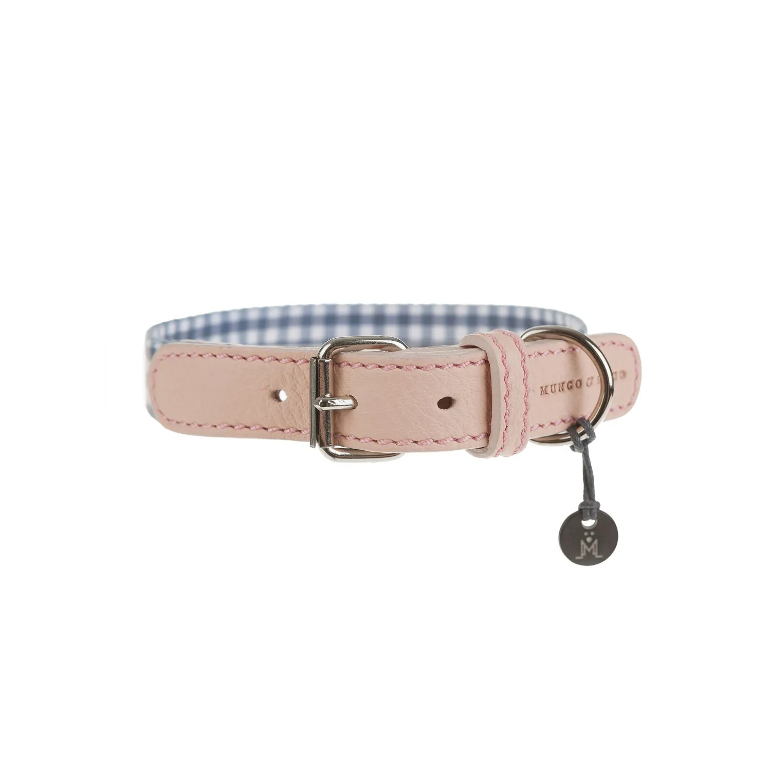 Clara Check Dog Collar