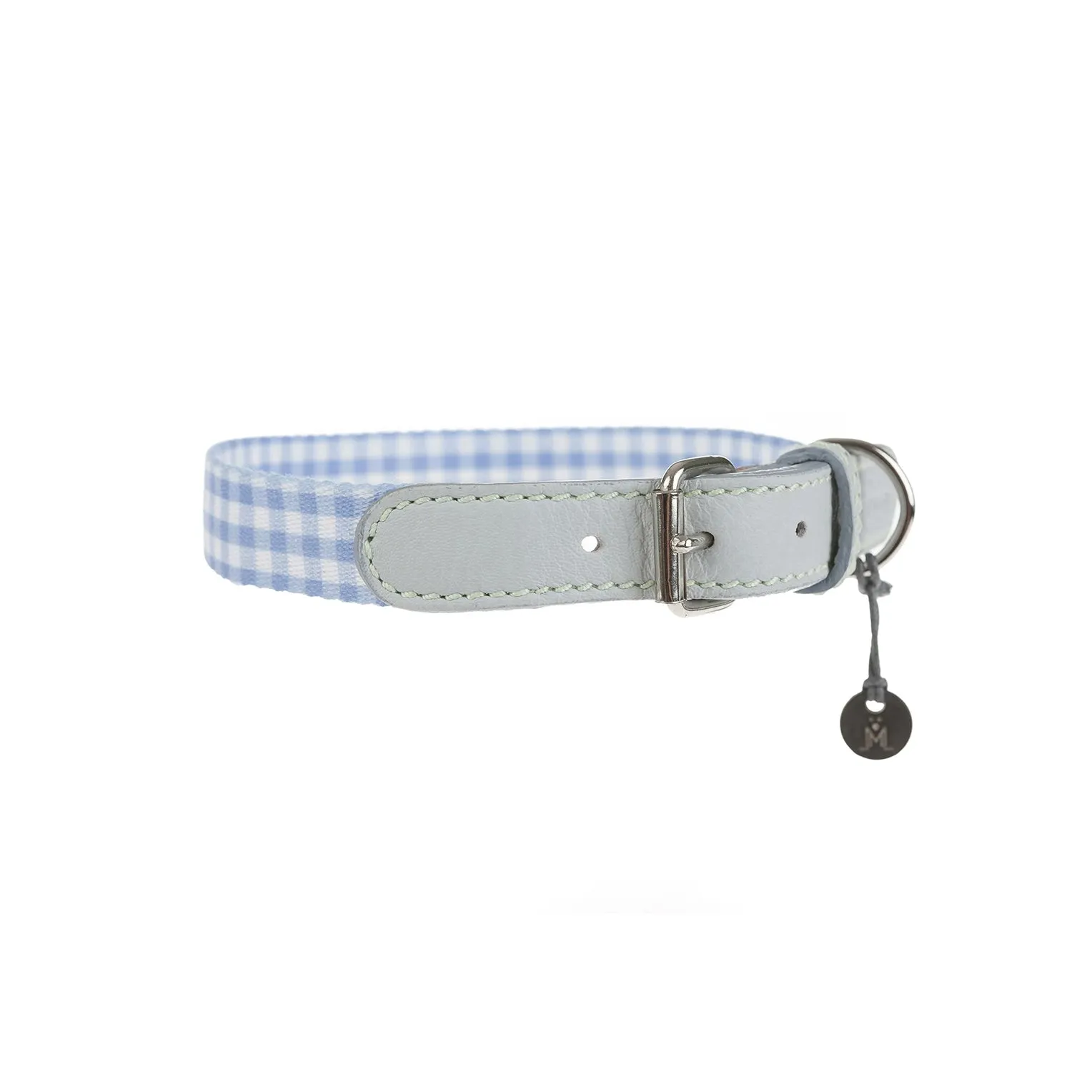 Clara Check Dog Collar