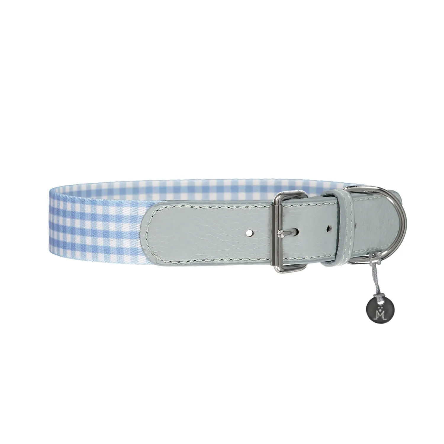 Clara Check Dog Collar