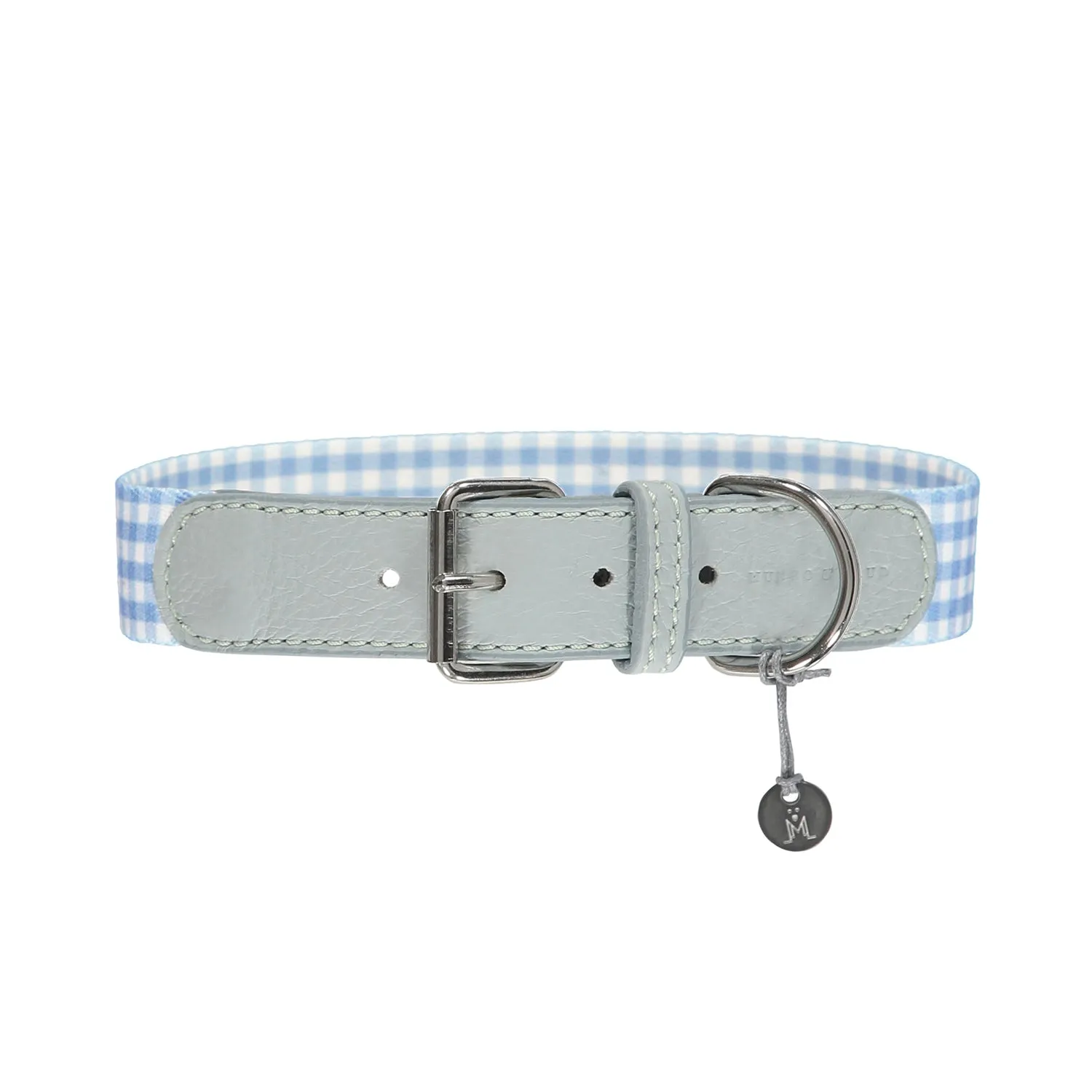 Clara Check Dog Collar