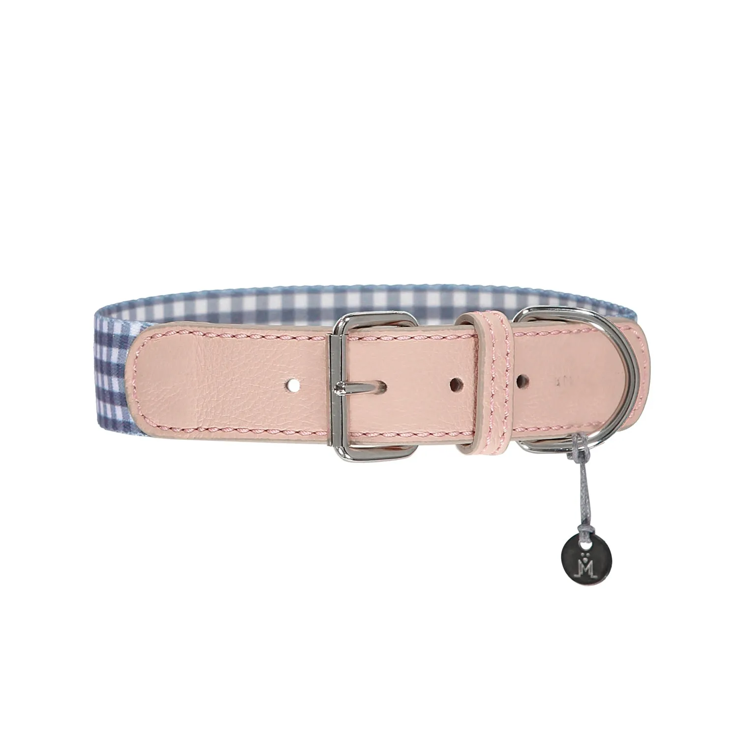Clara Check Dog Collar