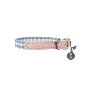 Clara Check Dog Collar