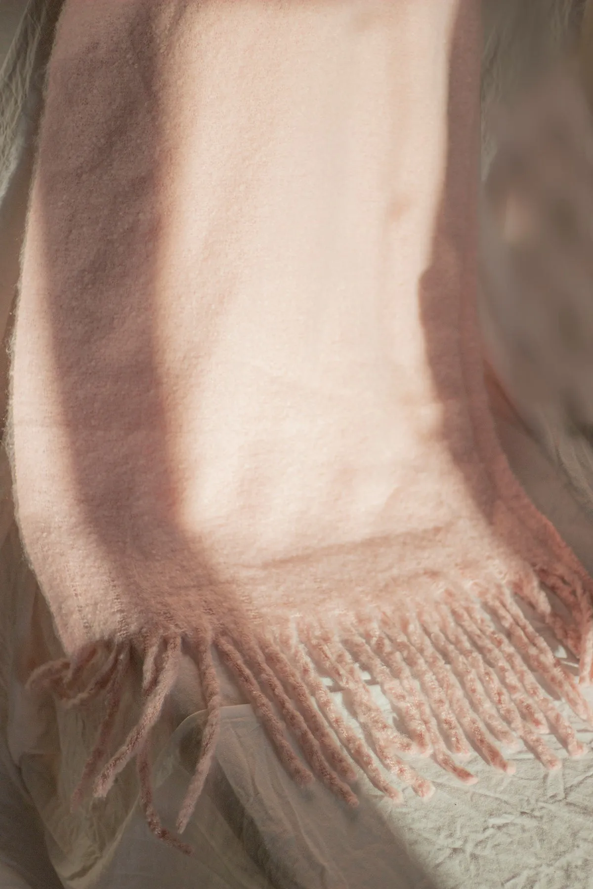 Colour Block Warm Wrap Scarf
