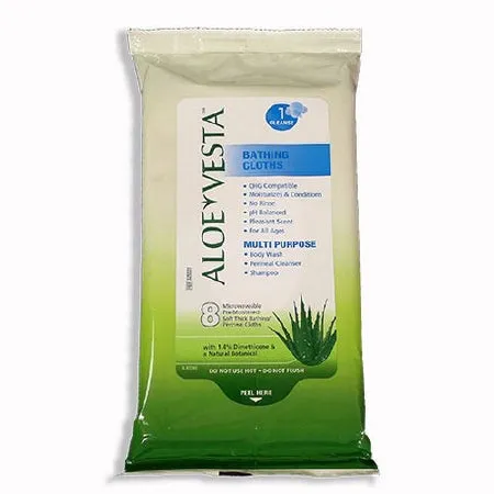 Convatec Aloe Vesta Bathing Cloths - 8 Ea / Pack