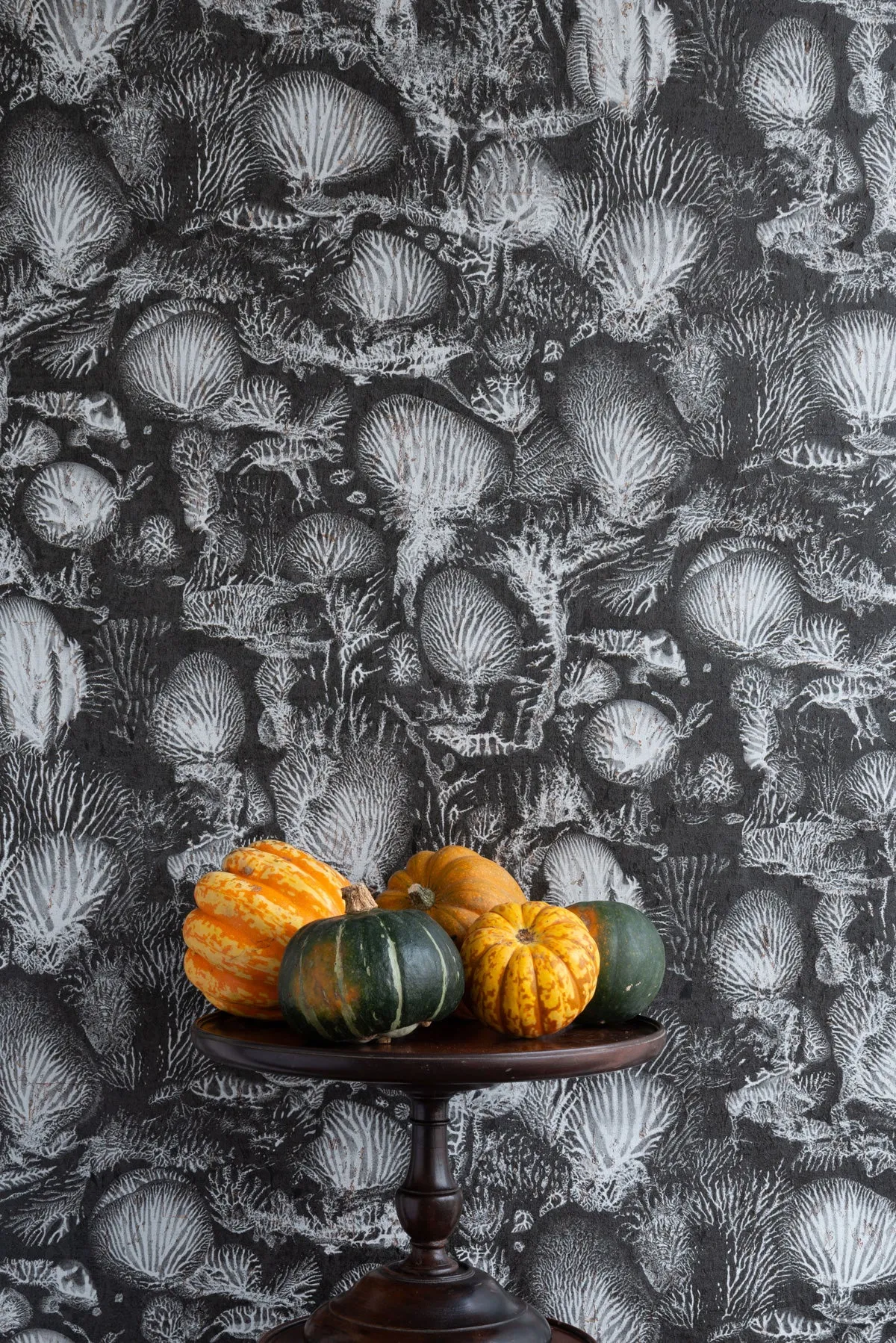 coral blotch cork wallpaper