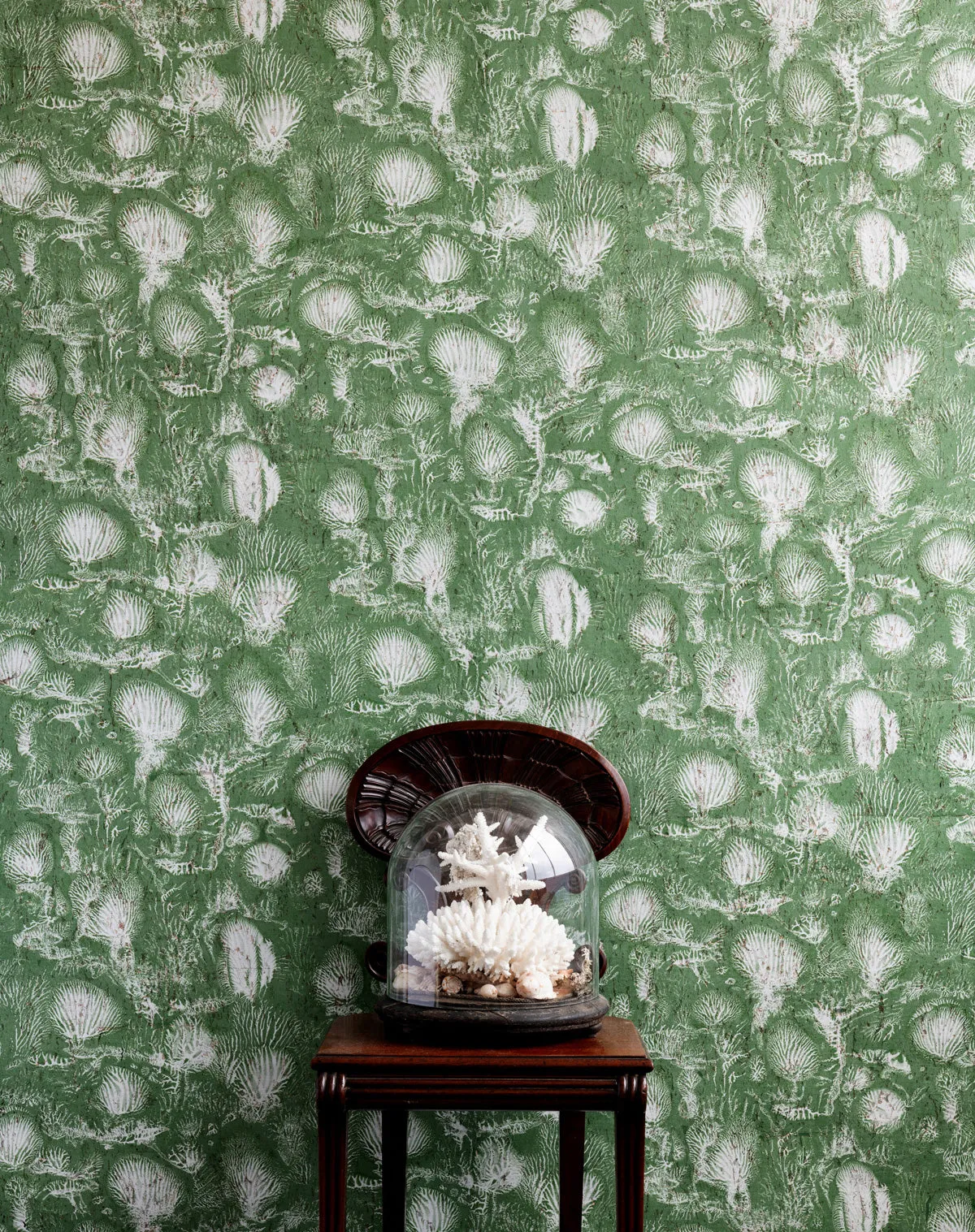 coral blotch cork wallpaper