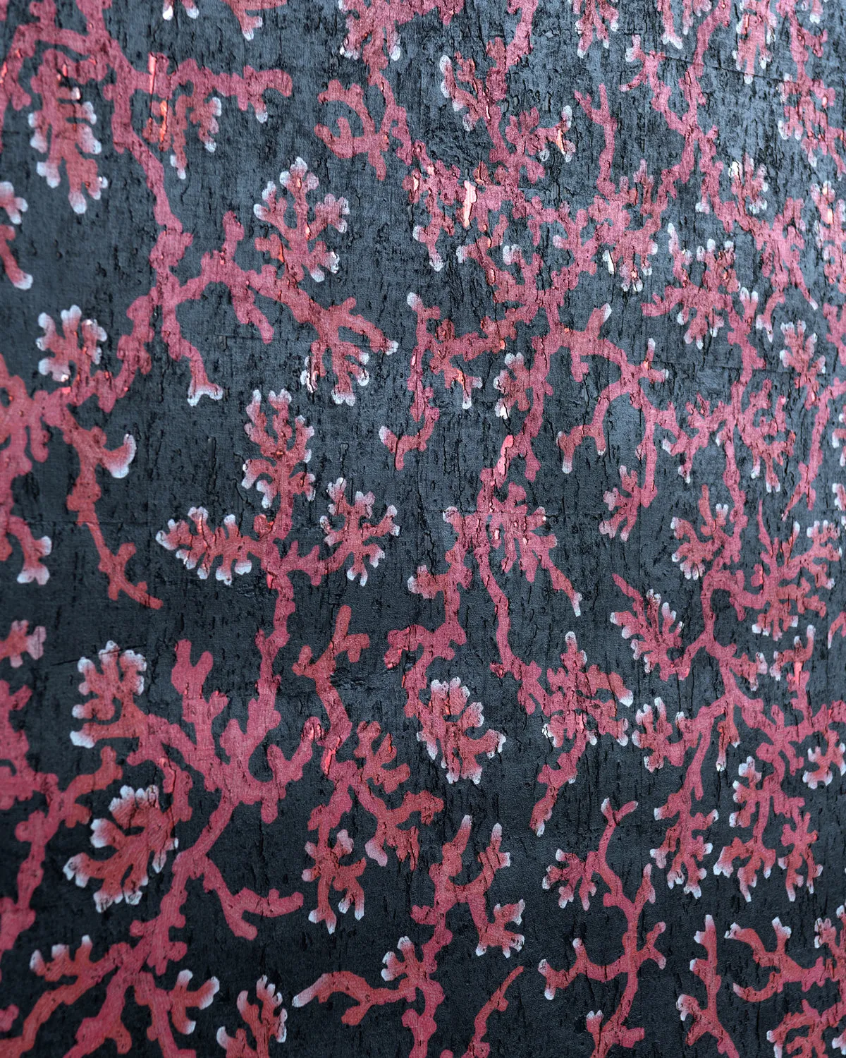 coral cork wallpaper