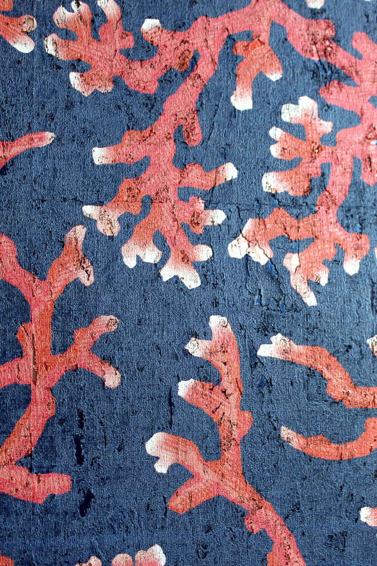 coral cork wallpaper