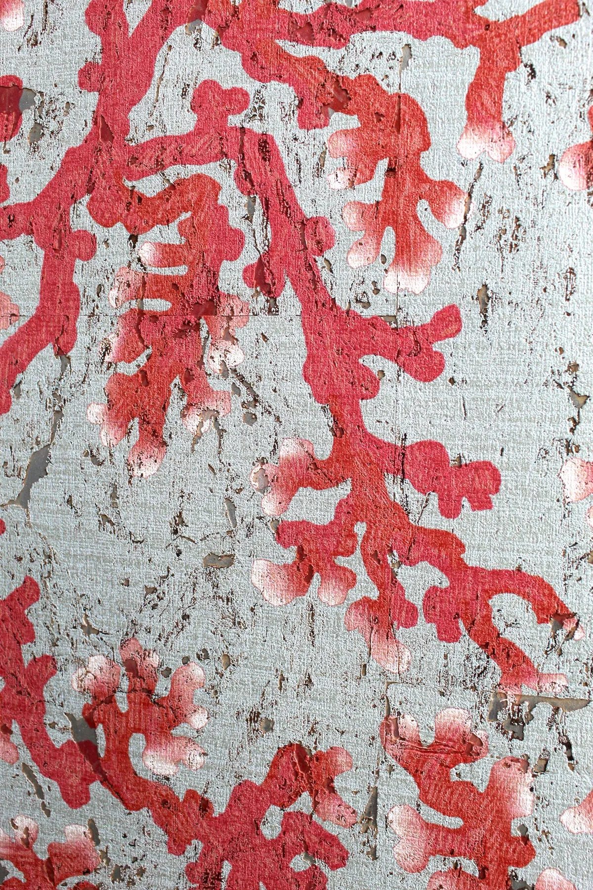 coral cork wallpaper
