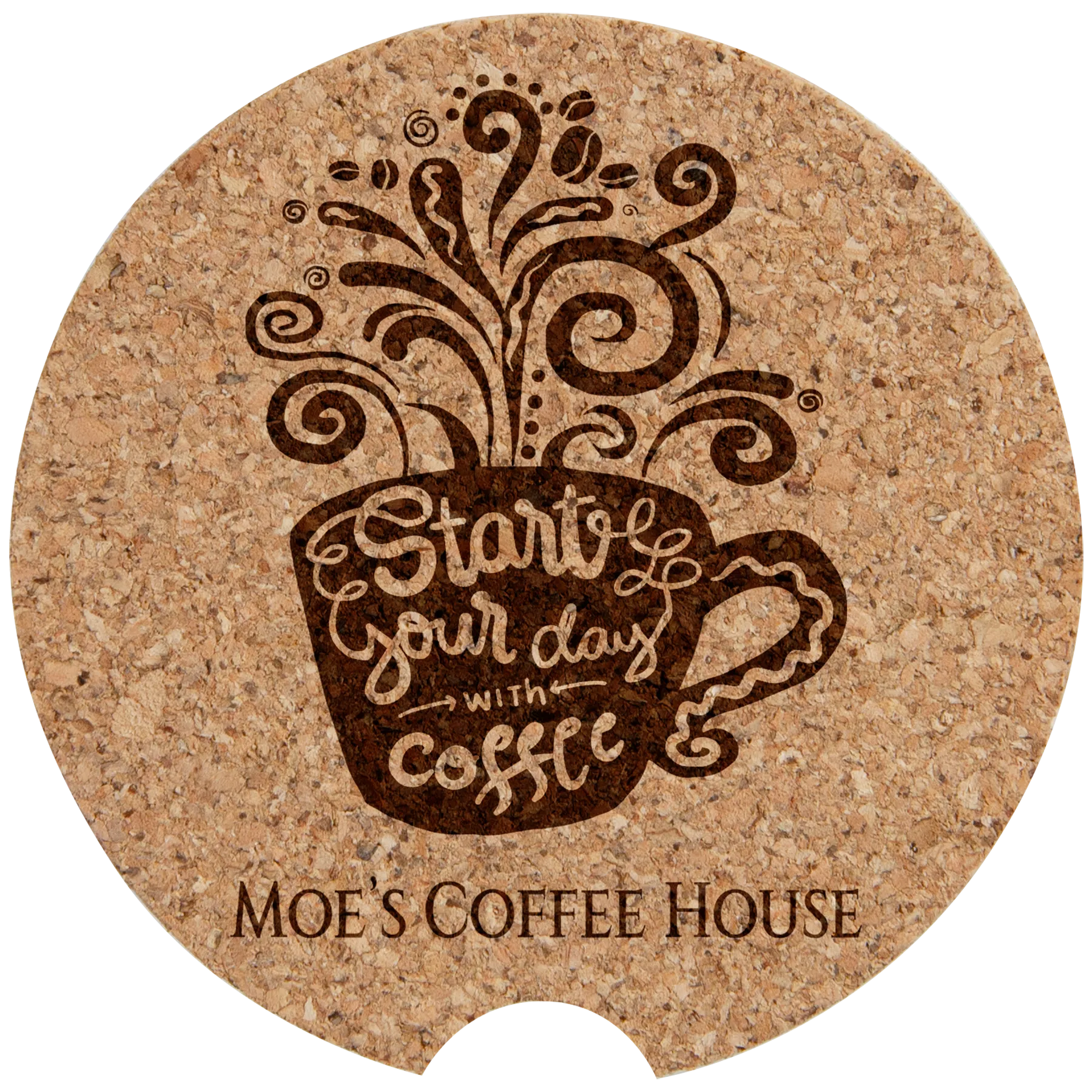 Cork Car Coaster - Custom