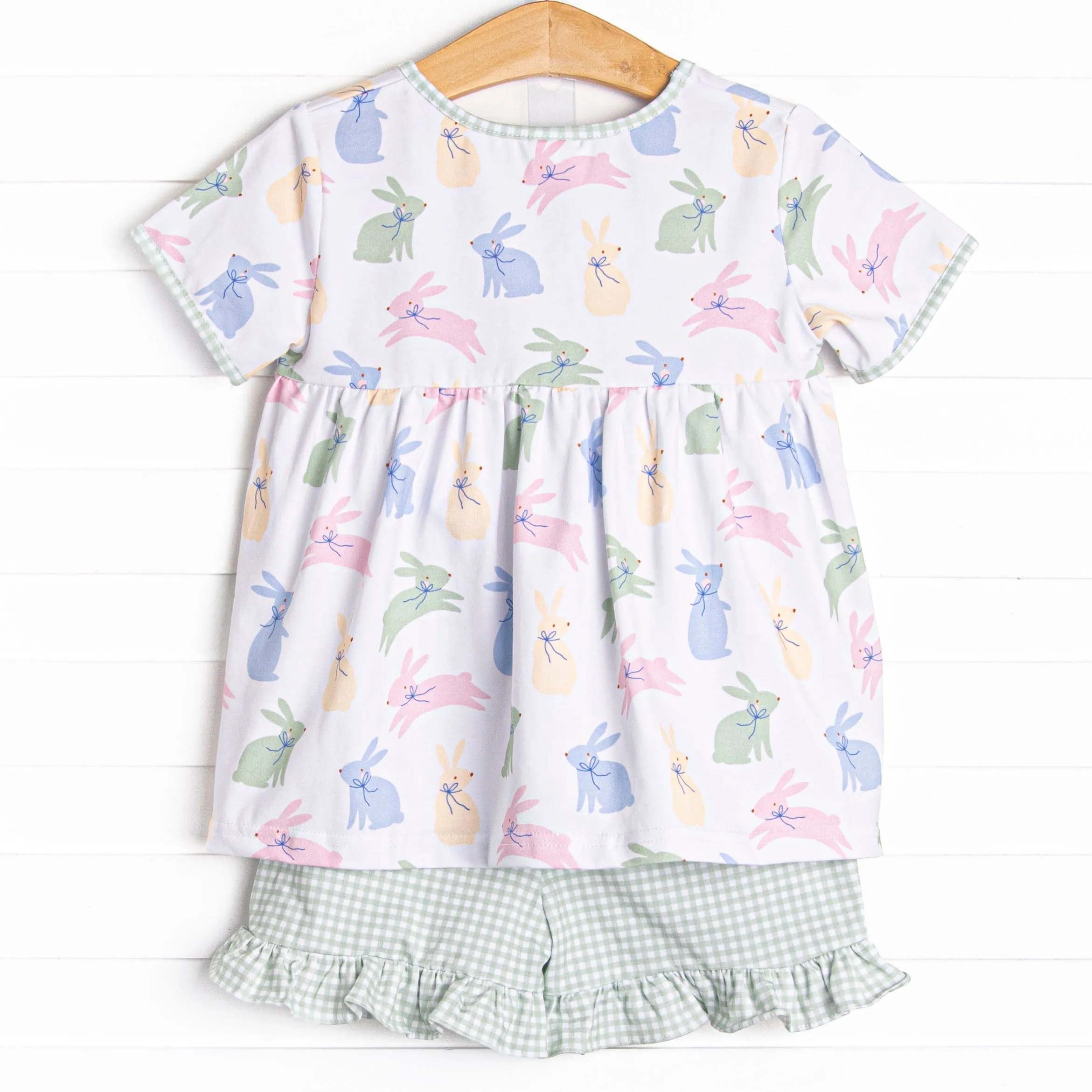 Cottontail Colors Short Set, Green