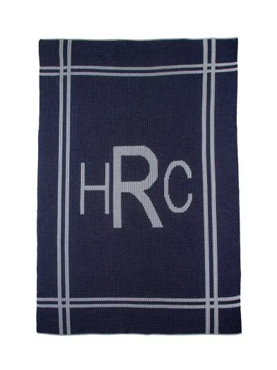 CROSS BORDER MONOGRAM STROLLER BLANKET