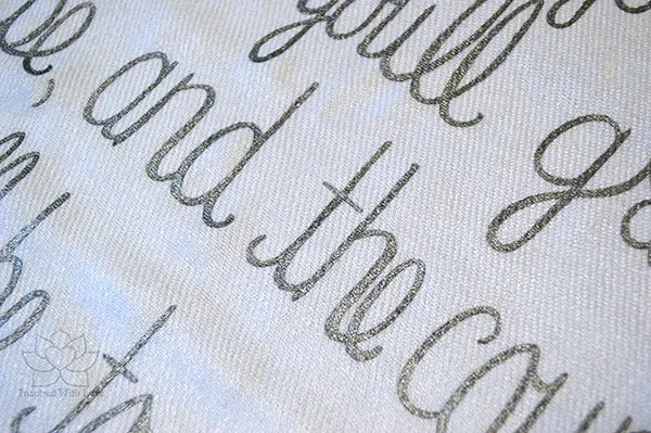 Custom Hand-painted Script White Pocket Square - Made to Order