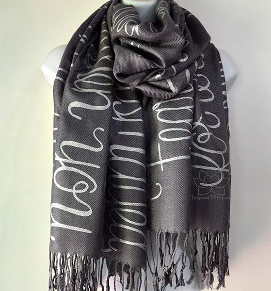 Custom Isaiah 41:10 Fear Not, For I Am With You shawl - Inspired With Love
