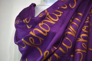 Custom Jehovah Names of God Spiritual Prayer shawl - Inspired With Love