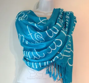 Custom Lamentations 3:22-23 The steadfast love of the Lord never ceases scarf