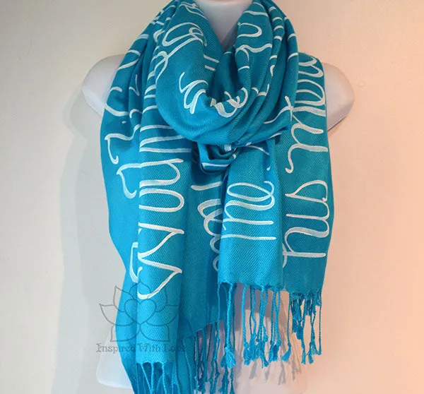 Custom Lamentations 3:22-23 The steadfast love of the Lord never ceases scarf